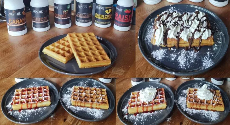 Gaufres et desserts maison